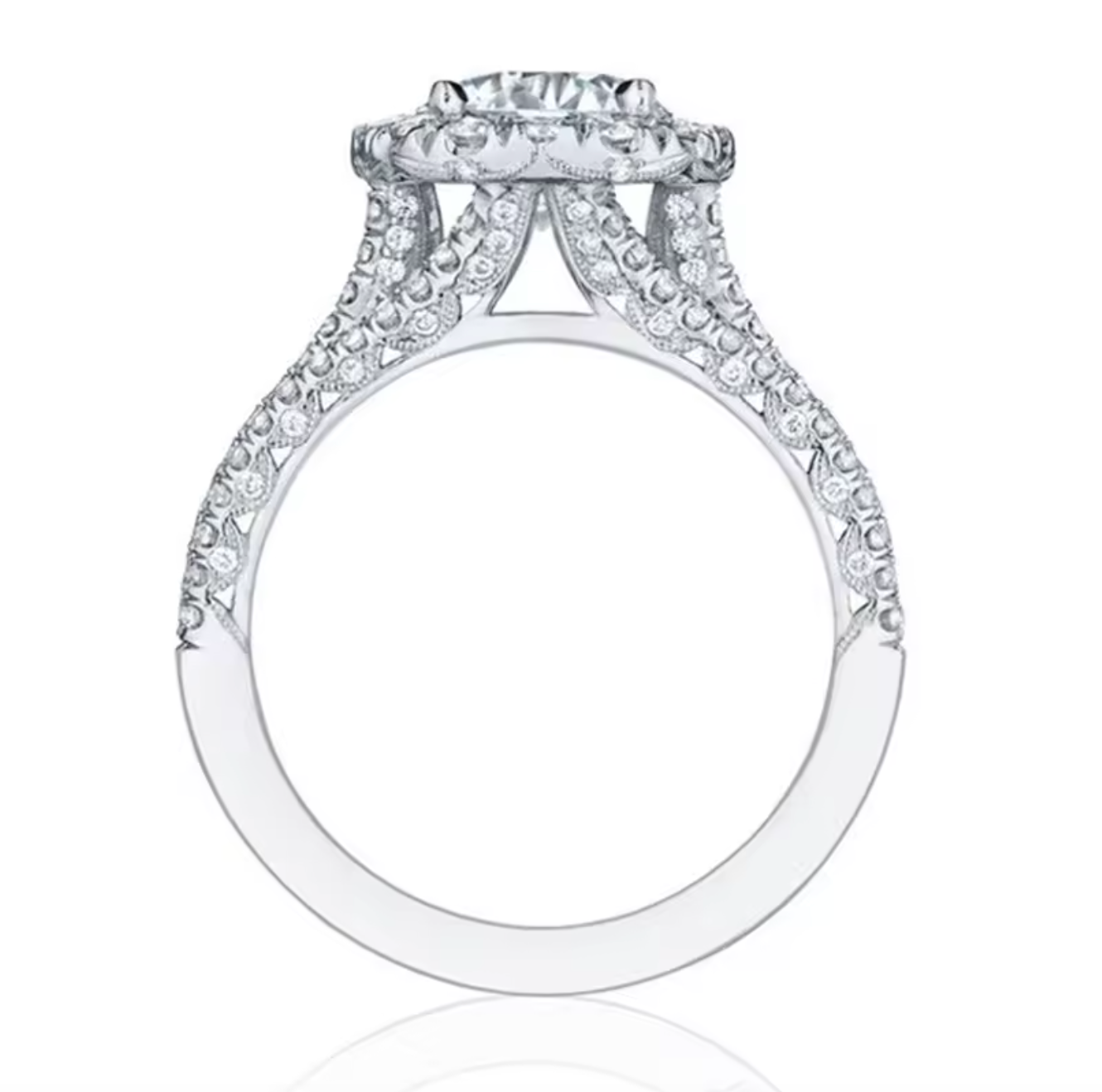 Luxury 925 Sterling Silver Square Moissanite Ring