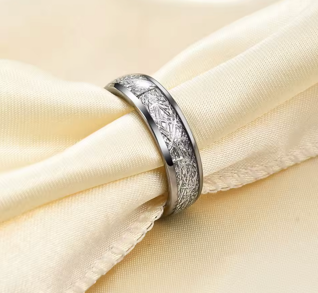 Rime Pattern Patterned Couple Ring Jewelry