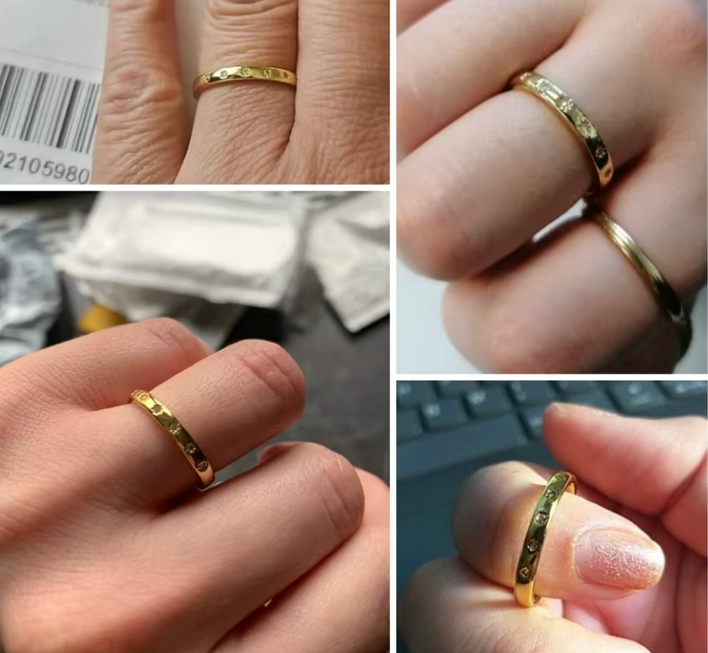 Korean Style Simple Metal Ring for Women