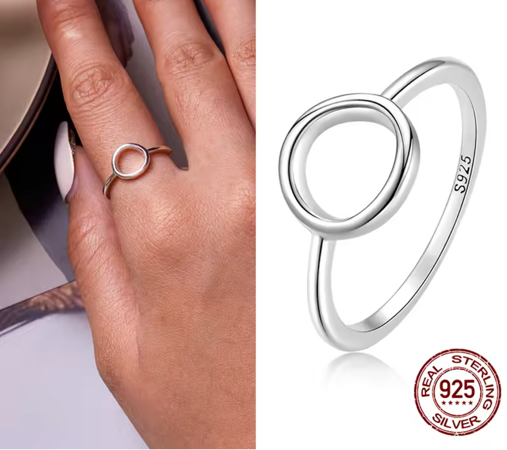 925 Sterling Silver Heart Ring for Women